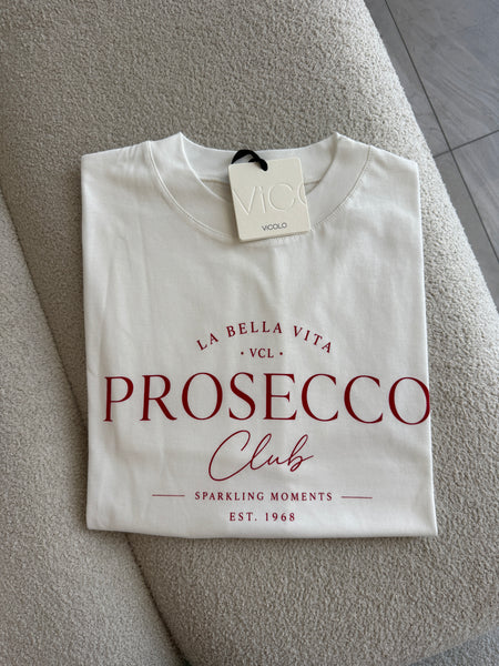 Tričko Prosecco Club White