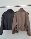 Kabát Double Button Beige