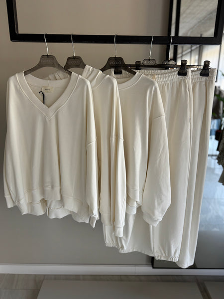 Mikina Lana White