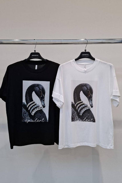 Tričko Swan Black