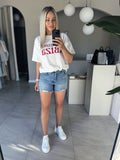 Tričko Welcome to Ibiza White