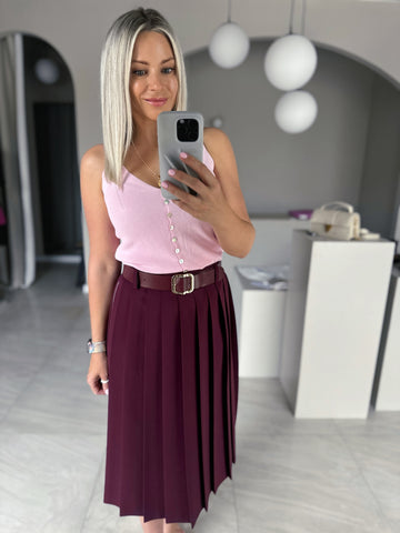 Sukňa Lupy Burgundy