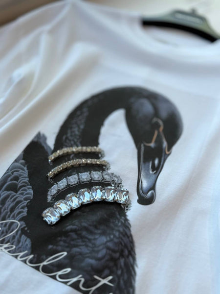 Tričko Swan White