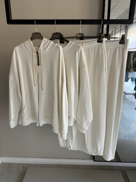 Mikina Meryl White