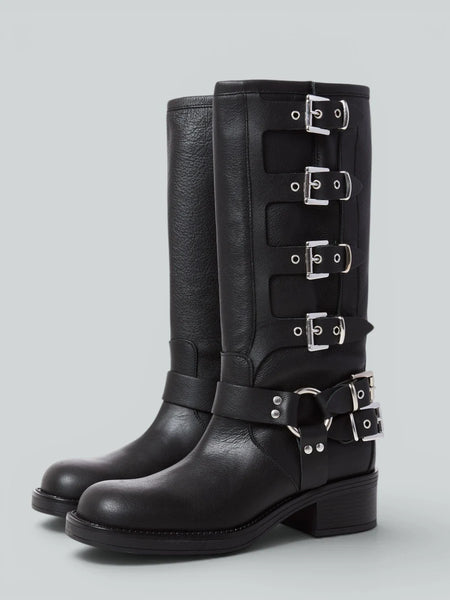 Čižmy Biker Black