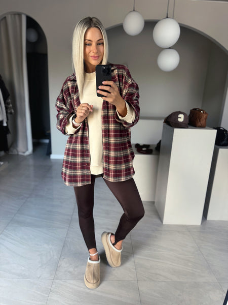 Košeľa Berden Burgundy