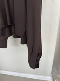 Mikina Satin Brown