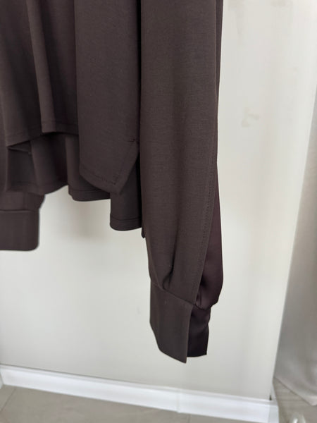 Mikina Satin Brown