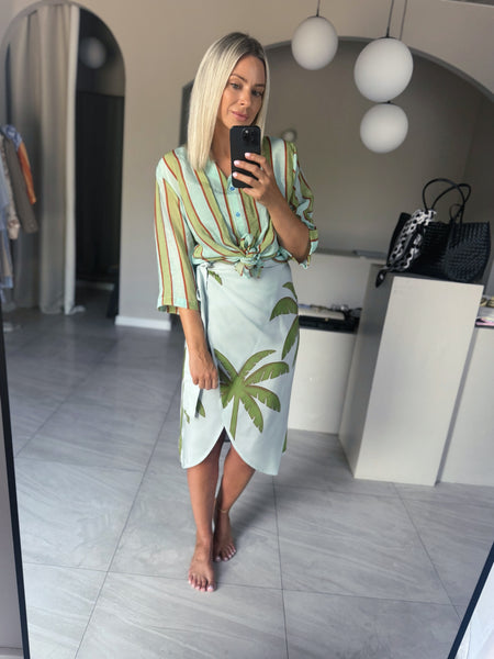 Košeľa Palm Green&blue