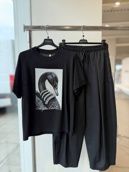 Tričko Swan Black