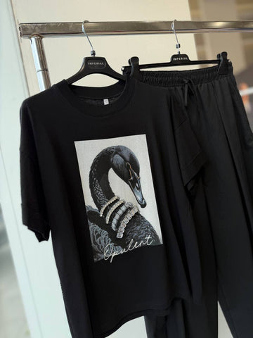 Tričko Swan Black