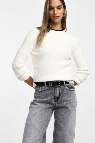 Pulóver Trista white