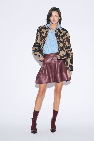 Koženková sukňa Gelos