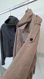 Kabát Double Button Beige