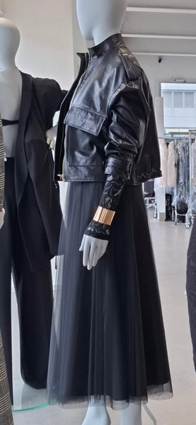 Kožená bunda Malta Black