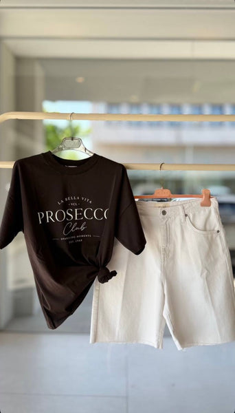 Tričko Prosecco Club Brown