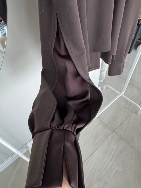 Mikina Satin Brown