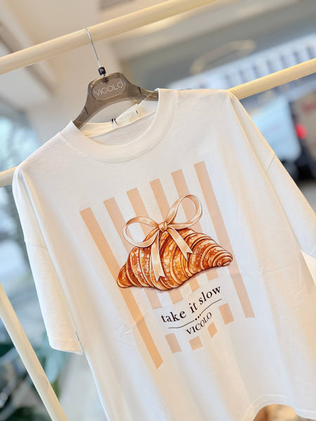 Tričko Croissant White