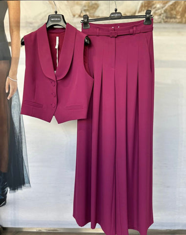 Vesta Allen Burgundy