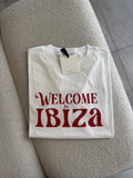 Tričko Welcome to Ibiza White