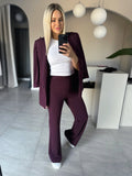 Kostým Satinel Burgundy