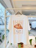Tričko Croissant White