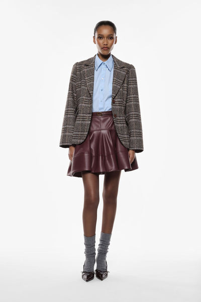 Koženková sukňa Gelos