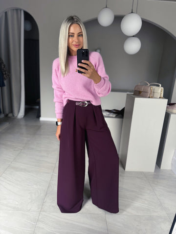Nohavice Weddy Burgundy