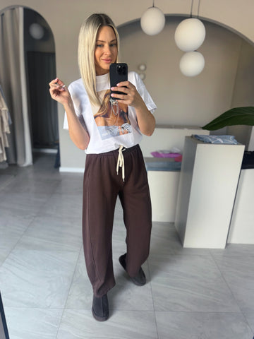 Tepláky Oprah Barel Brown