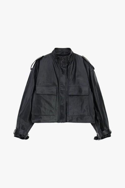 Kožená bunda Malta Black