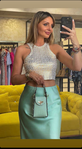 Tielko Golden White&Gold