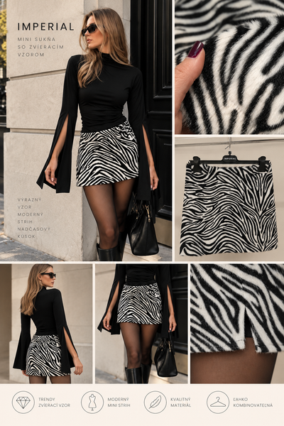 Fashion editorial sukne Imperial Zebra