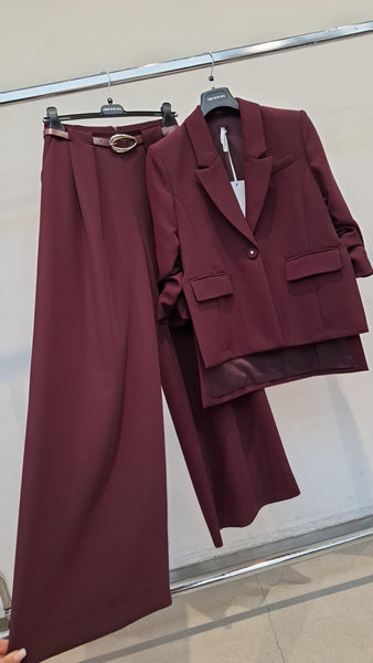 Nohavice Weddy Burgundy