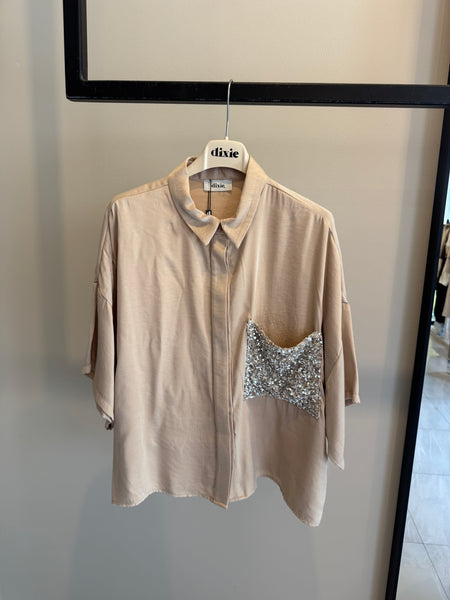 Blúzka Shine Beige