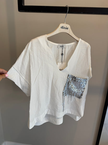 Tričko Shine White