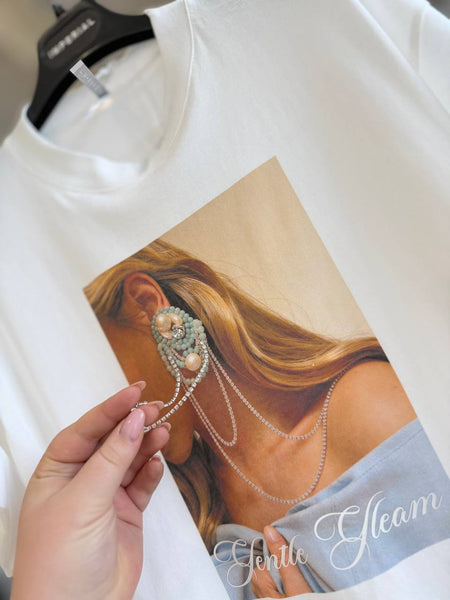 Tričko Earring White