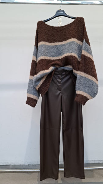 Koženkové nohavice Moon More Colors