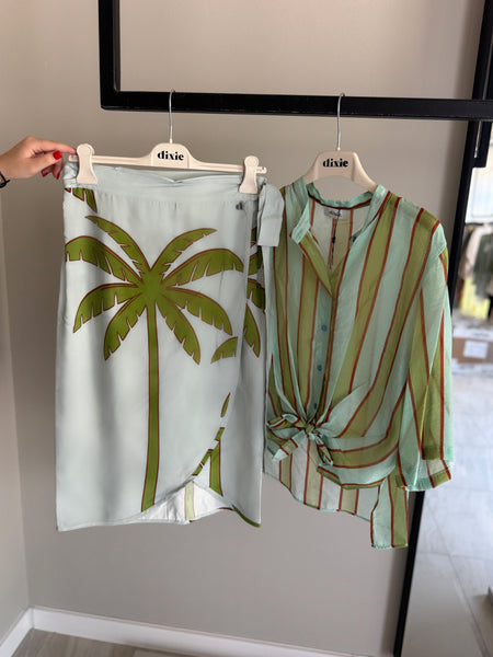 Blúzka Palm Green&blue