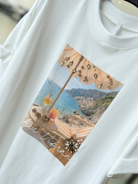 Tričko Beach White