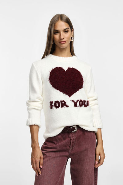 Pulóver For you White