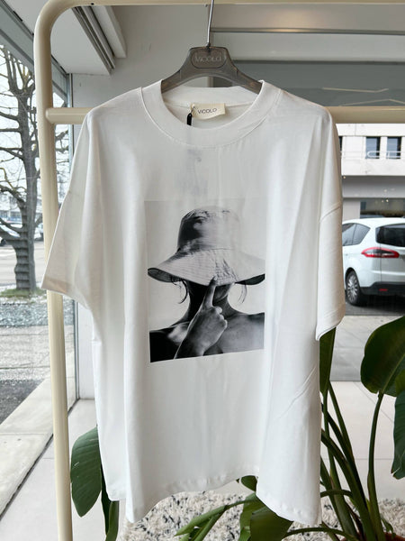Tričko Hat White