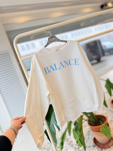 Mikina Balance White