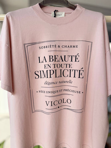 Tričko Beaute Pink