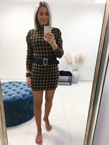 Šaty Dare Black&Brown